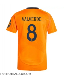 Real Madrid Federico Valverde #8 Tricou Fotbal Replică 2024-25 Barbati Deplasare